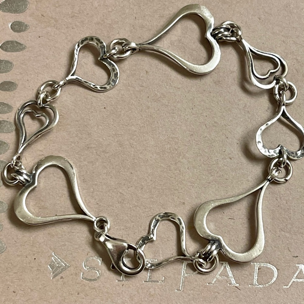 Silpada Spread Of Love Sterling Silver Bracelet